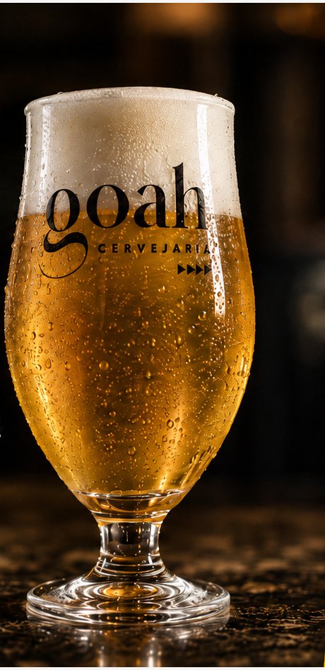 Taça de Chopp Pilsen Puro Malte Goah